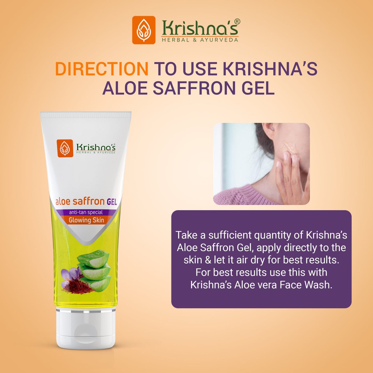 Aloe Saffron Gel
